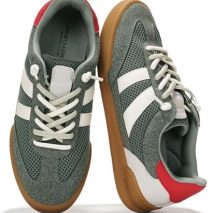 Project Cloud Genuine Leather Casual Sneakers for Women - Memory Foam Insoles Lace-Up Womens Shoes & Lightweight Women's Fashion Sneakers - Non-Slip Shoes for Women Footwear (Verdict)