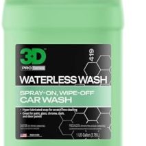3D Waterless Car Wash - Easy Spray Waterless Detailing Spray - No Soap or Water Needed - Great on Cars, RVs, Motorcycles & Boats 1 Gallon