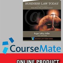 CourseMate for Miller's Business Law Today, Comprehensive, 10th Edition