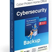 Acronis Cyber Protect Home Office 2023 | Essentials | 3 PC/Mac | 1 Year | Windows/Mac/Android/iOS | pure Backup | Activation Code by post